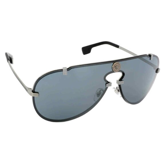 Sale! New Men's Versace Black Shield Sunglasses